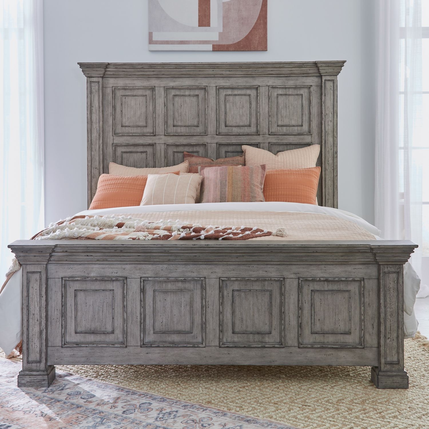 Queen Panel Bed