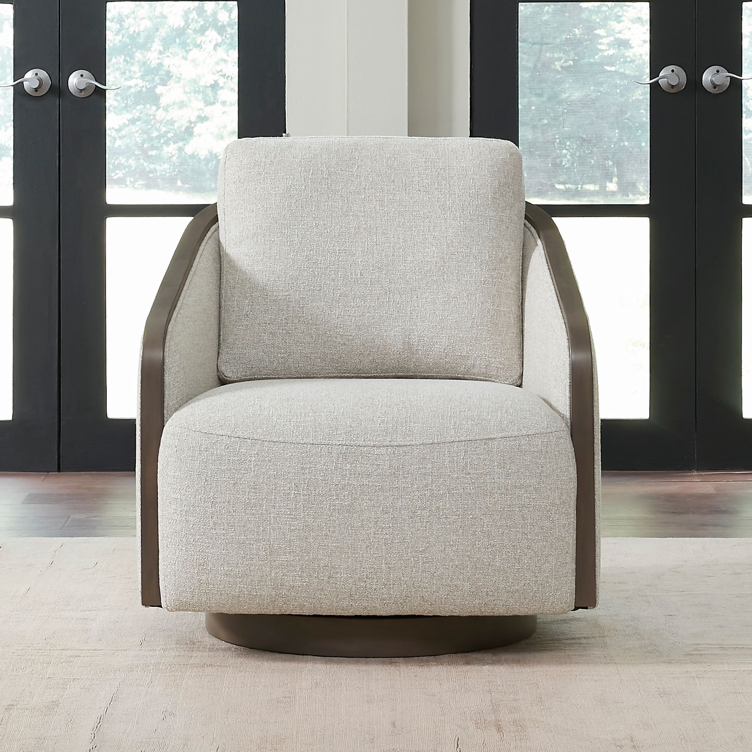 Liberty Furniture Nora Upholstered Swivel Accent Chair