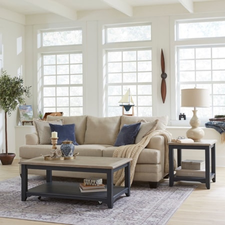 3-pc. Occasional Table Set w/Open Shelving