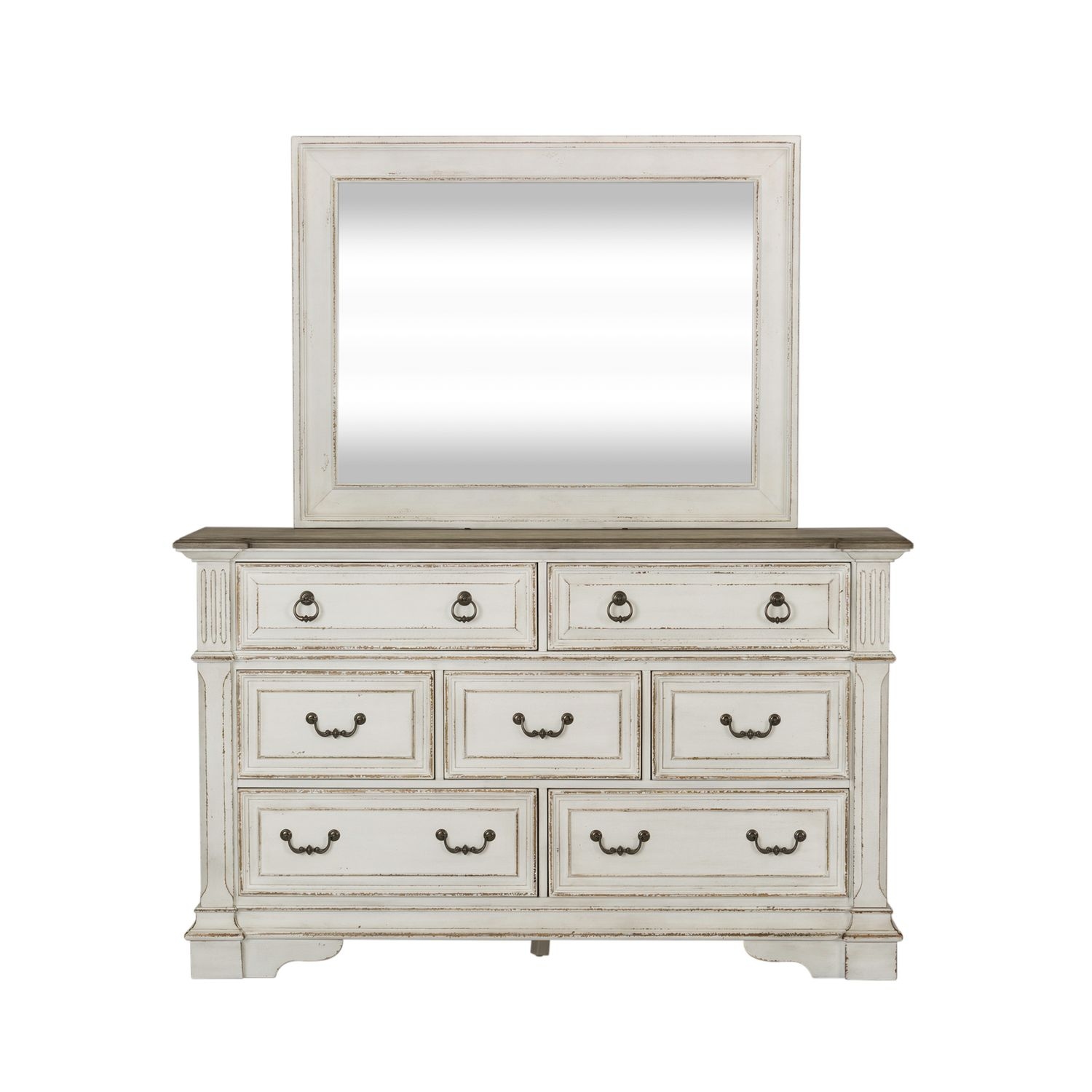 Liberty Furniture Abbey Park Landscape Dresser Mirror