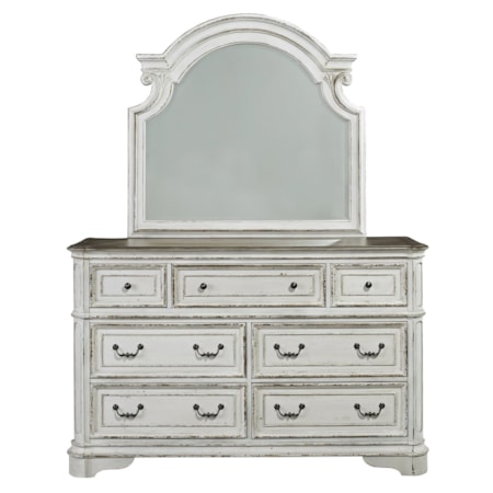 7-Drawer Dresser & Mirror Set