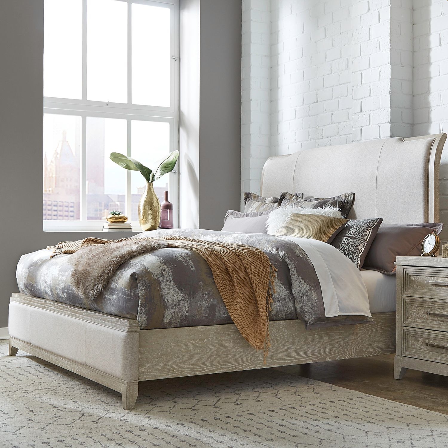 Liberty Furniture Belmar King Upholstered Bed