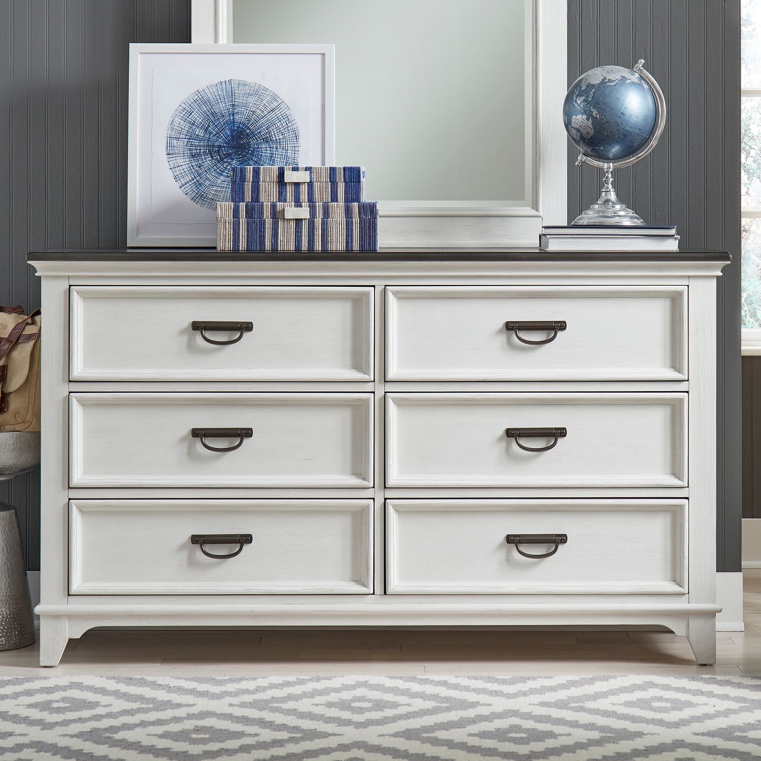 Liberty Furniture Allyson Park Kid's 6-Drawer Dresser