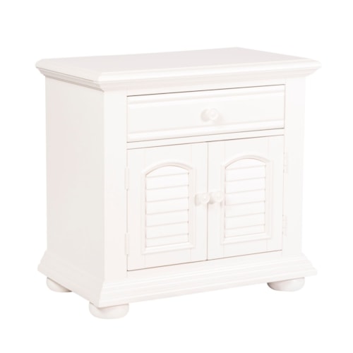 Cottage Single Drawer Nightstand with Dovetail Construction