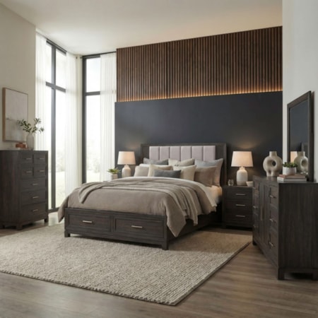 5-pc. Complete Queen Storage Bedroom Set