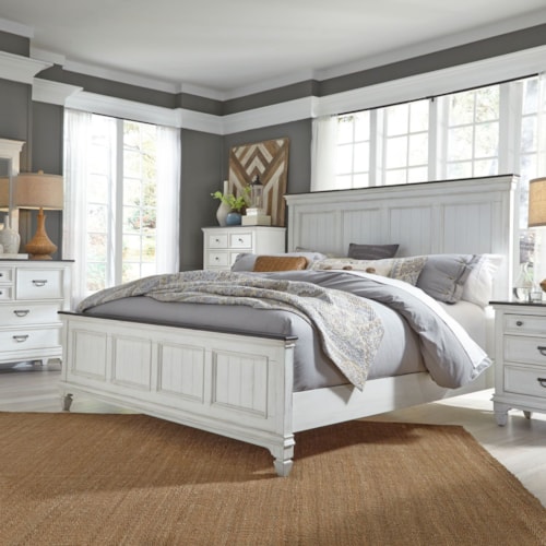 Cottage 5-Piece Queen Bedroom Group with Bead Molding