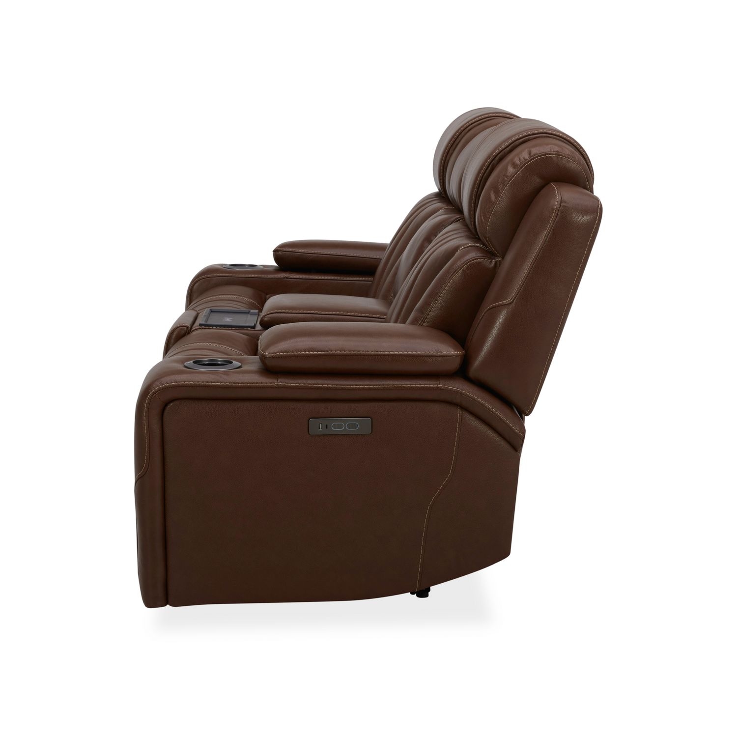 Pwr Reclining Console Loveseat w/BT Speakers