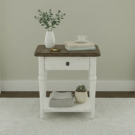 1-Drawer End Table