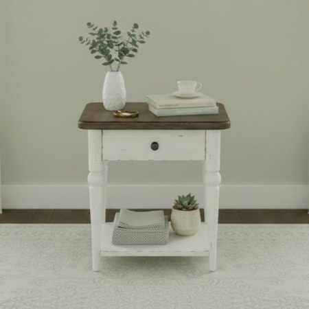 1-Drawer End Table