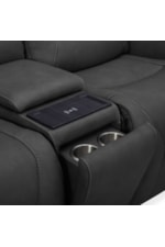 Liberty Furniture Chapman Casual Zero Gravity Power Loveseat with Hidden Bluetooth Speakers