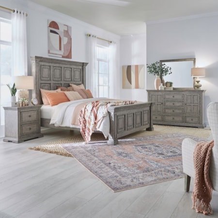 3-pc. California King Panel Bedroom Set