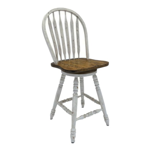 Cottage Swivel Counter Chair
