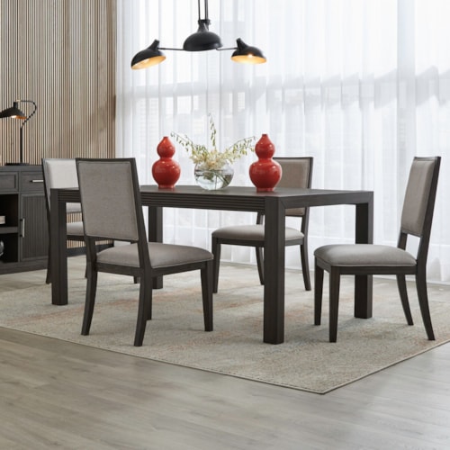 Contemporary 5-Piece Rectangular Dining Set