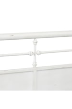 Liberty Furniture Vintage Series Twin Metal Daybed with Turned Spindles