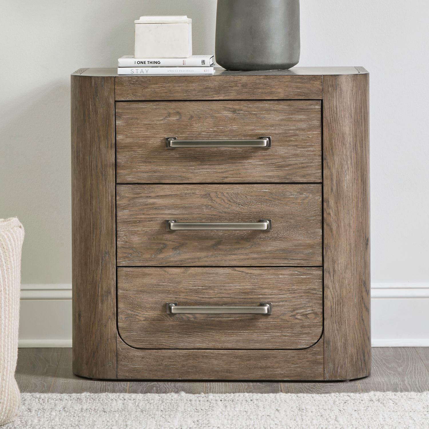 Liberty Furniture South Bend 3-Drawer Nightstand