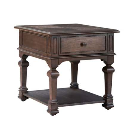 Drawer End Table