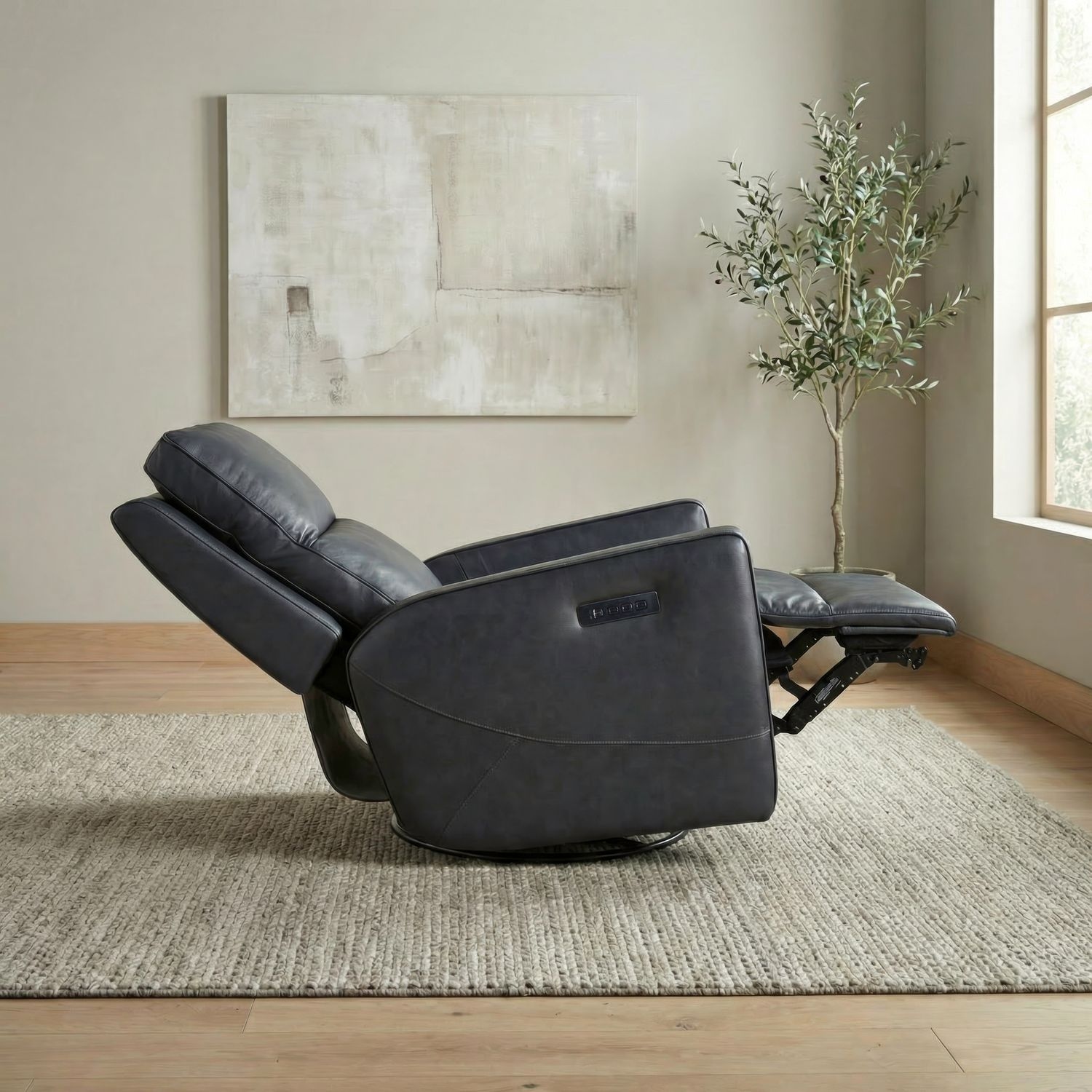 Liberty Furniture Rolan Zero Gravity Swivel Power Recliner