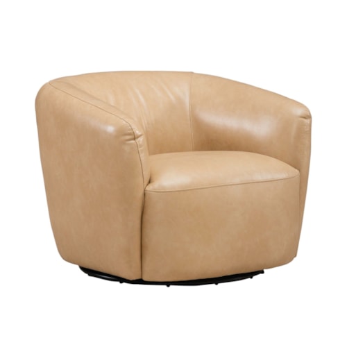 Contemporary Upholstered Swivel Accent Chair