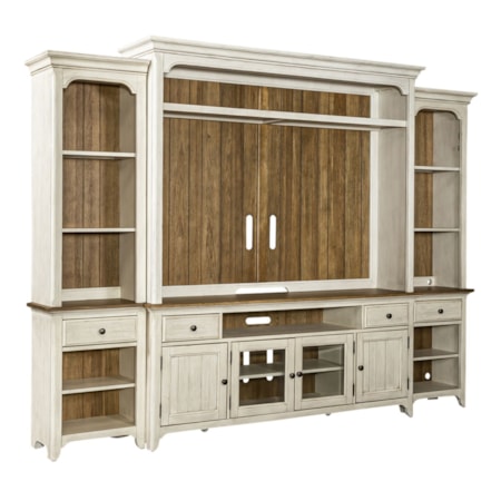 Entertainment Center with Piers