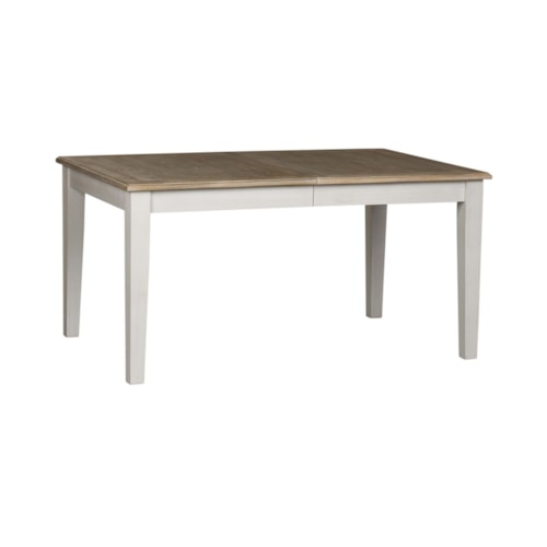 Farmhouse 7-Piece Dining Set with Leaf Insert