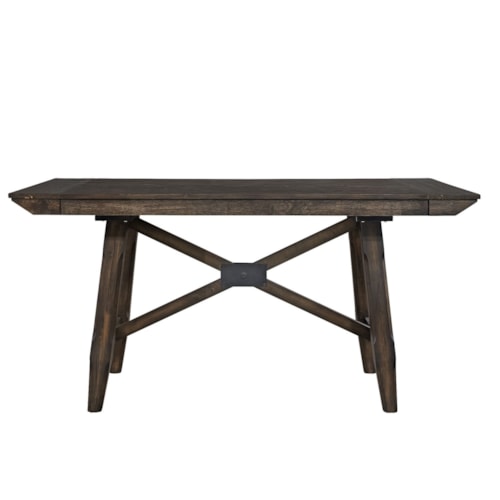 Transitional Counter Height Gathering Dining Table