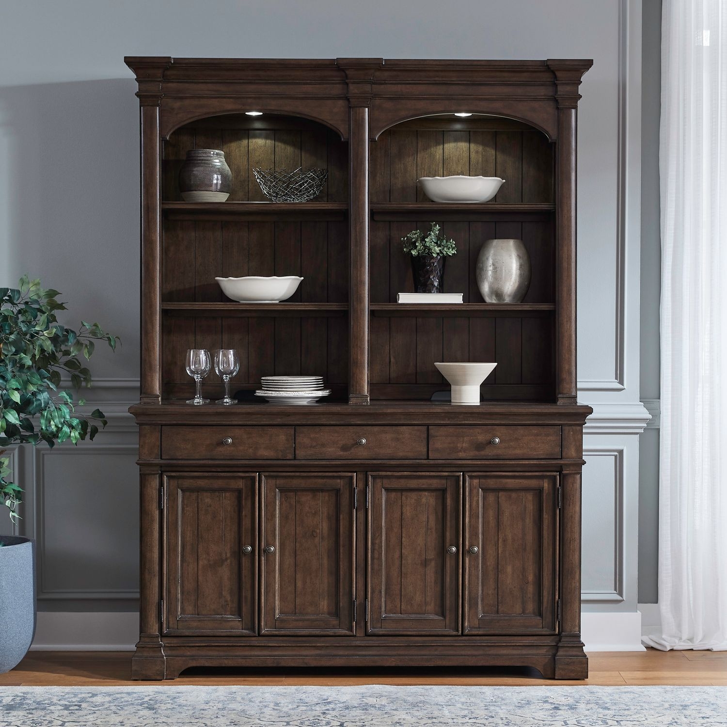 Liberty Furniture Arden Road Hutch & Buffet