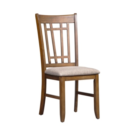 Lattice Back Side Chair