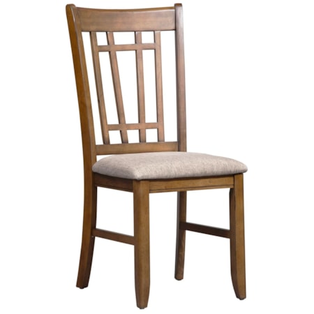Lattice Back Side Chair