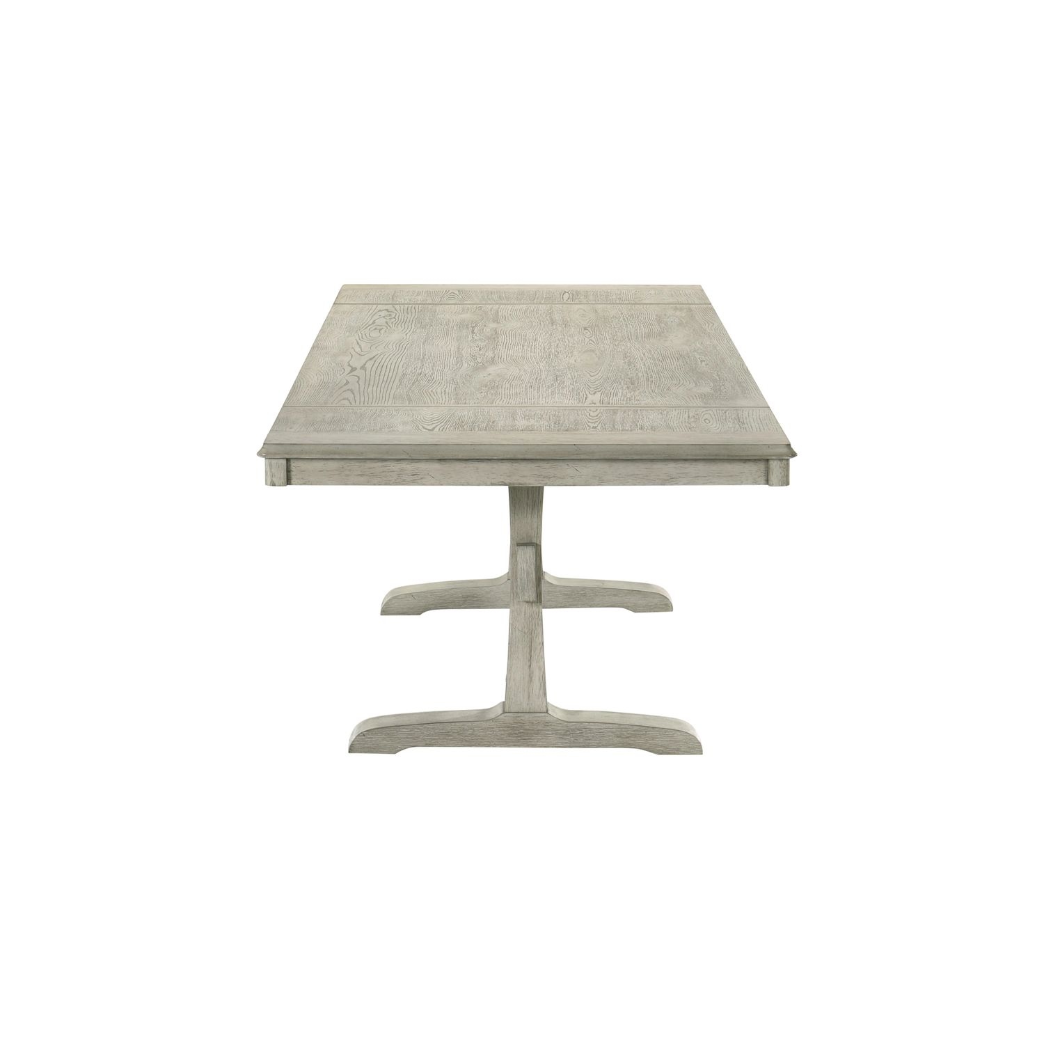 Liberty Furniture Hallendale Trestle Dining Table w/Two Removable Leaves