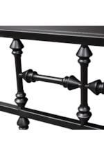 Liberty Furniture Vintage Series Open Metal Nightstand with Distressed Finish