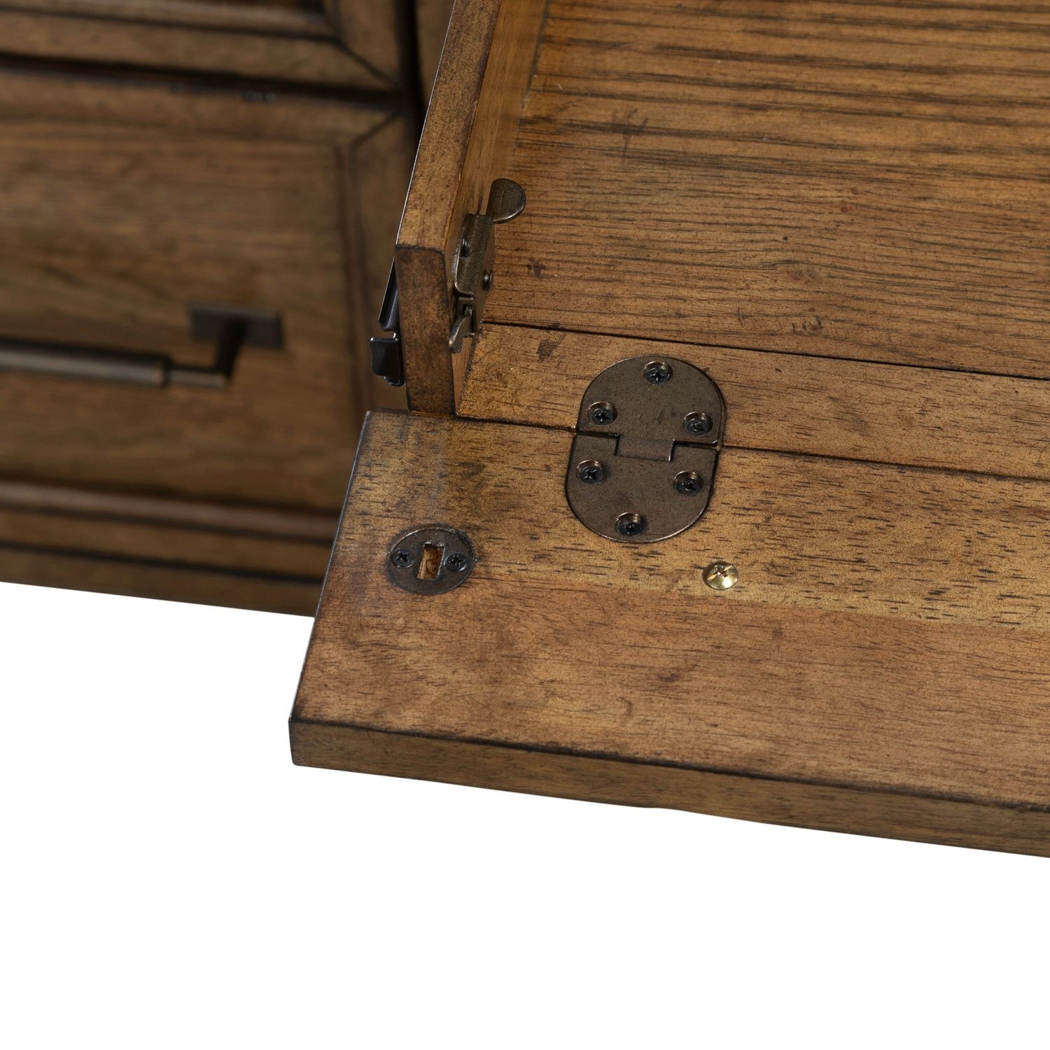 Liberty Furniture Carolina Park Jr. Double Pedestal Executive Desk