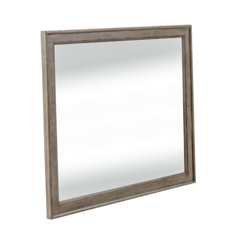 Transitional Landscape Dresser Mirror