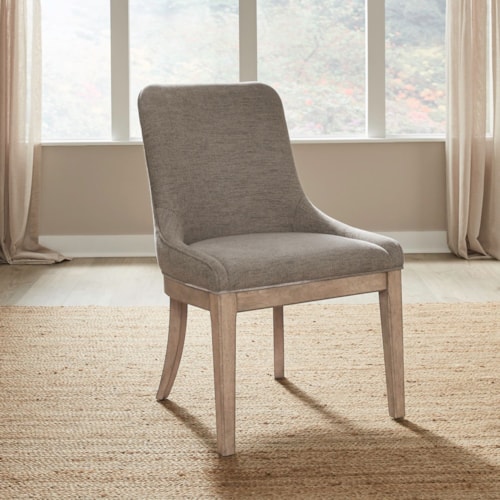 Transitional Upholstered Side Chair