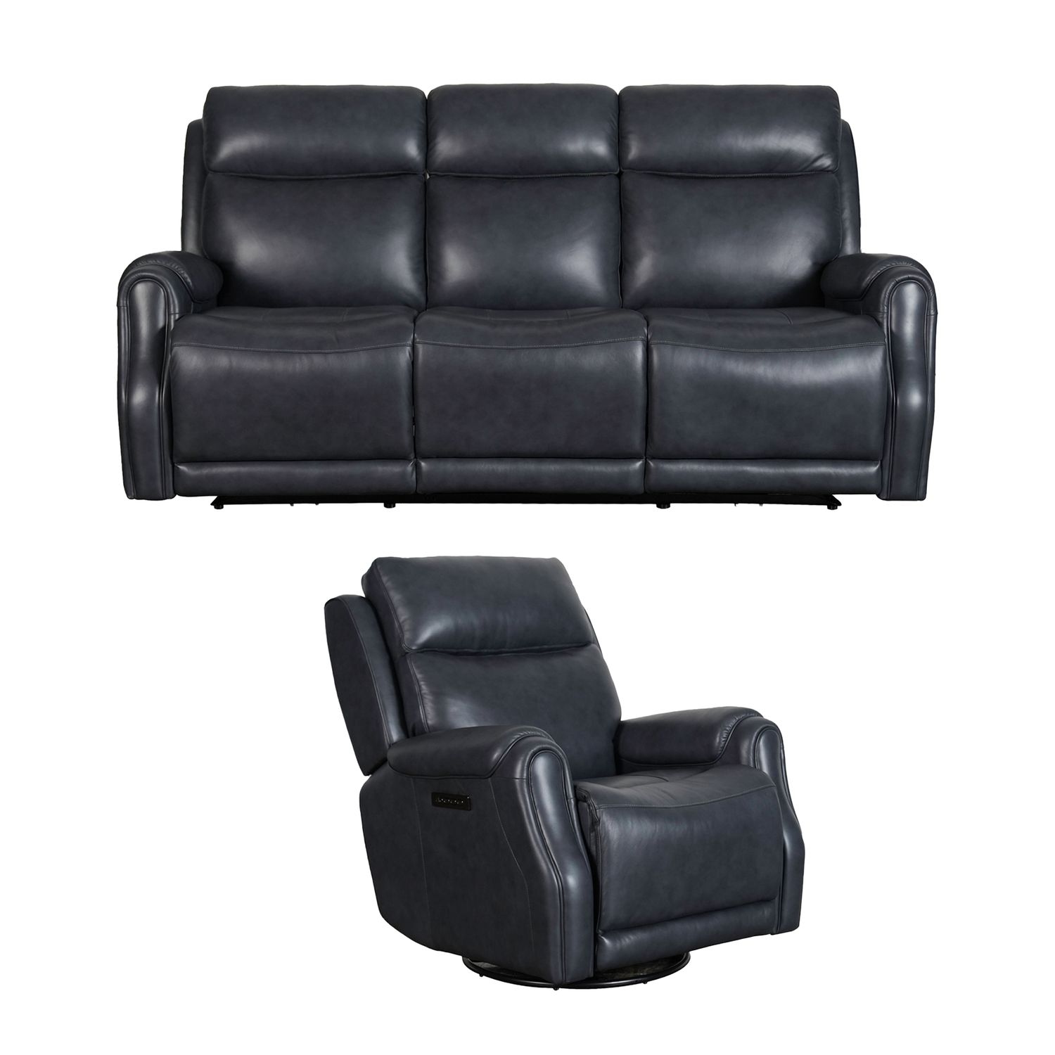 Power Reclining Sofa and Recliner Set