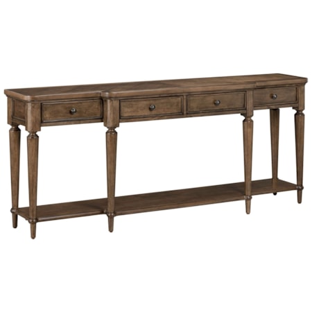 Breakfront Hall Console Table