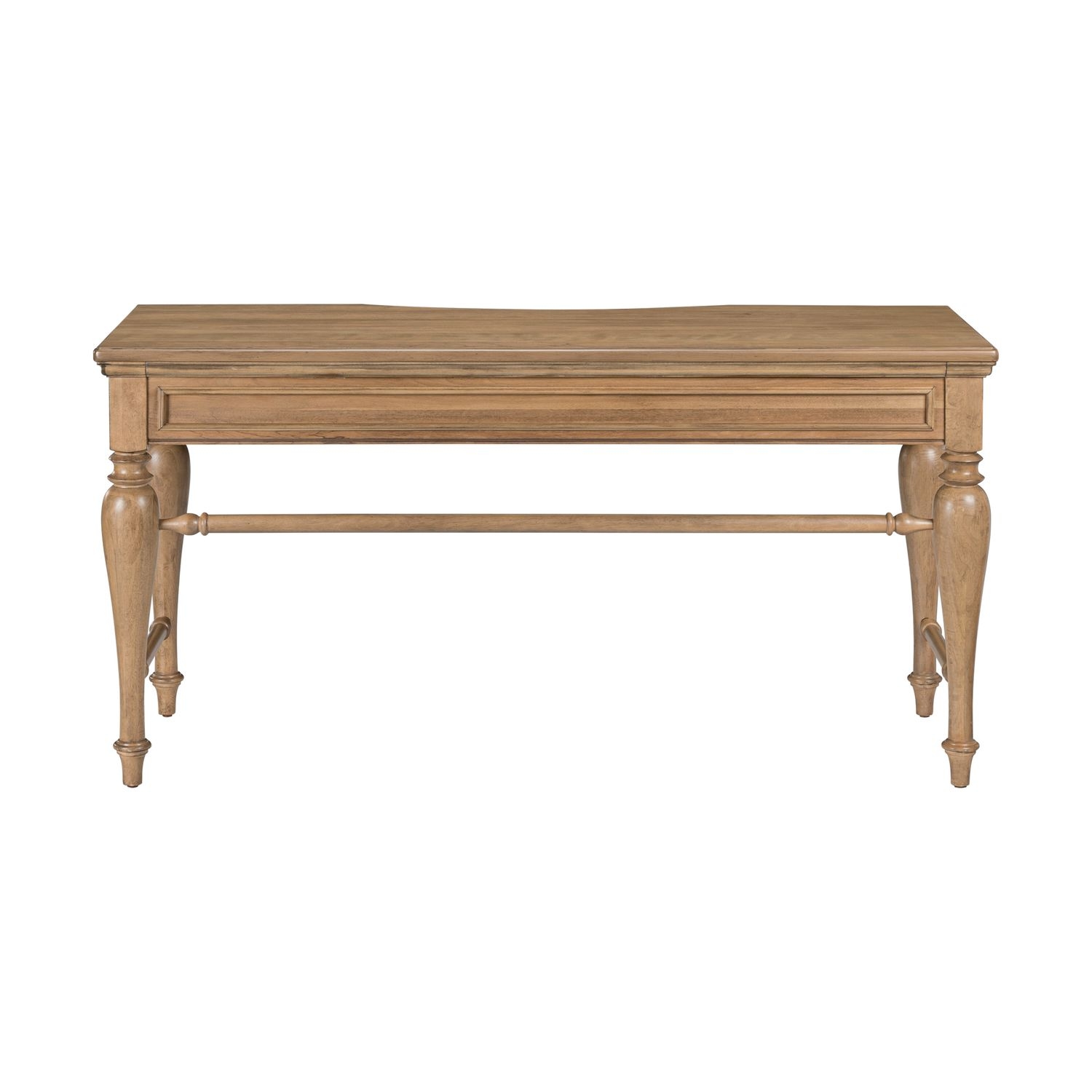 Three-Drawer Writing Desk w/Turned Legs