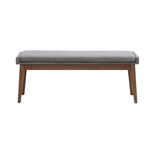 Contemporary Upholstered Dining Bench