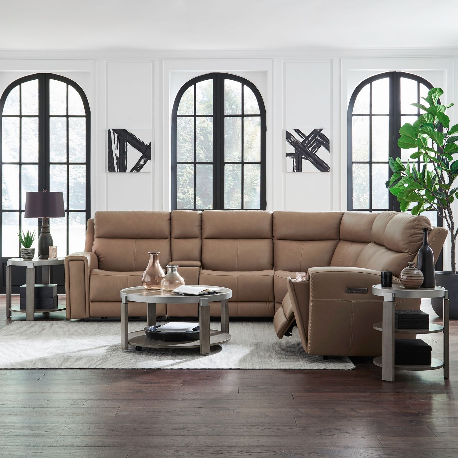 6-Piece Power Reclining Sectional