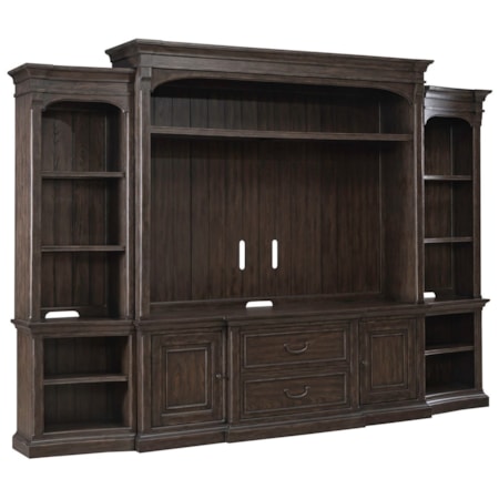 Entertainment Center with Piers