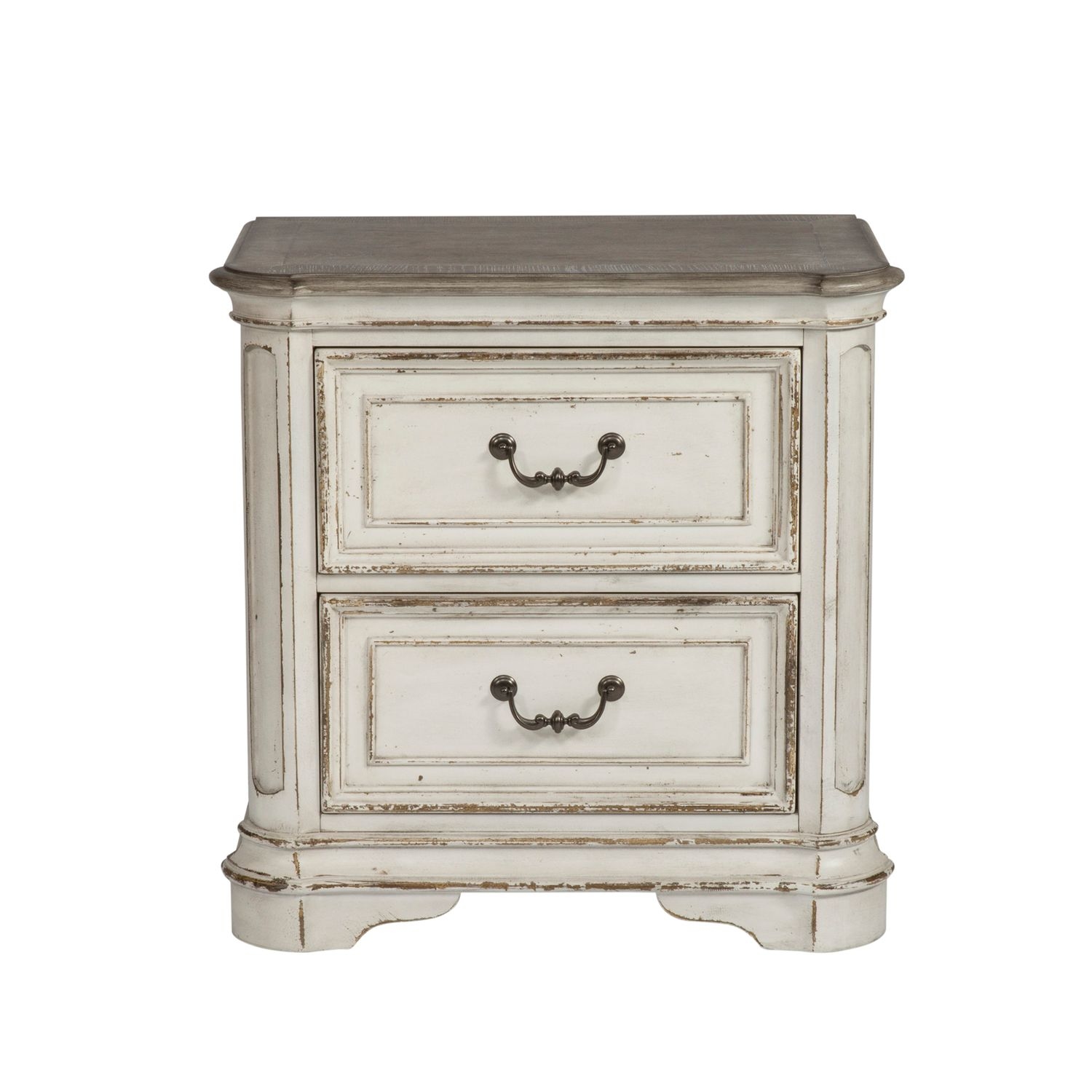 Liberty Furniture Magnolia Manor 4-Piece Upholstered King Bedroom Group