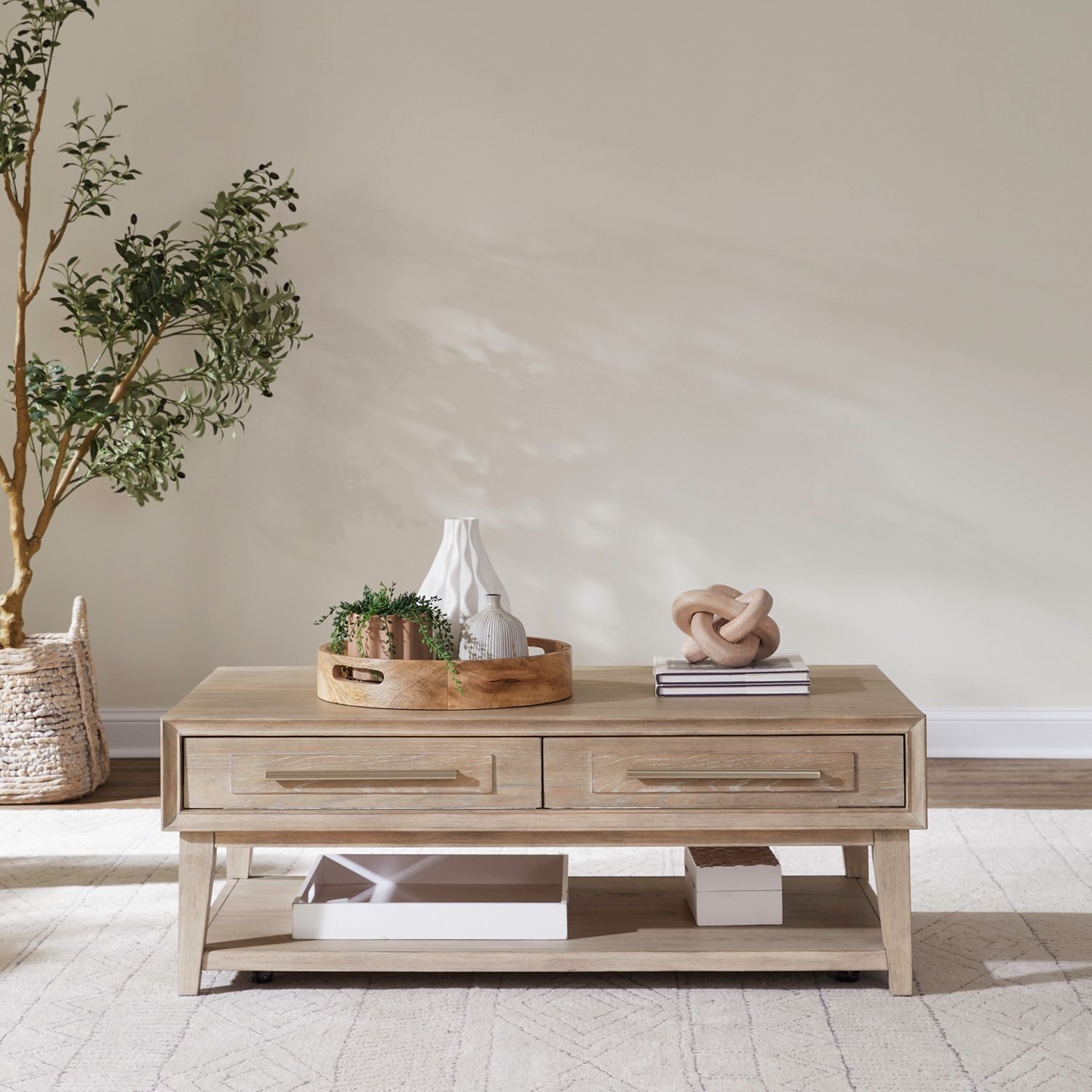 Liberty Furniture Brentwood 2-Drawer Cocktail Table