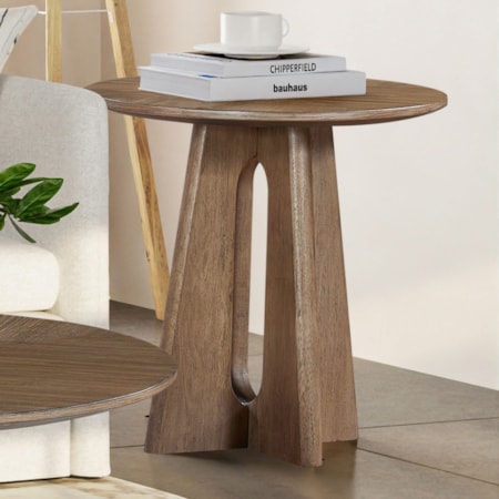 24" Round End Table