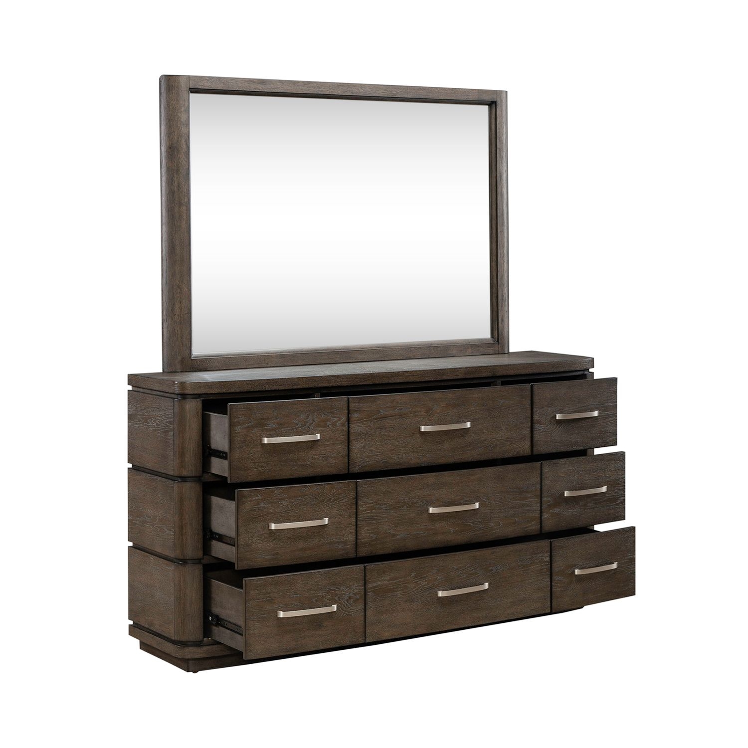 Liberty Furniture Cascade Falls 9-Drawer Dresser and Mirror Set