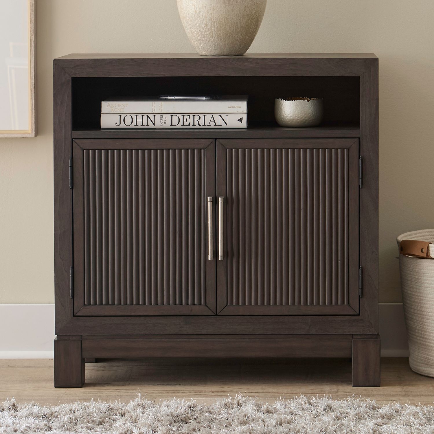 Liberty Furniture Modern Edge 2-Door Bedside Chest
