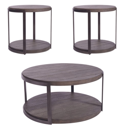 Contemporary 3-Piece Occasional Set
