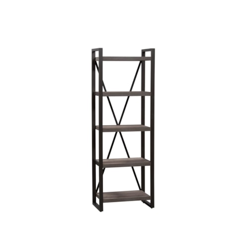 Contemporary Tall Pier Unit with Floating Shelf Design
