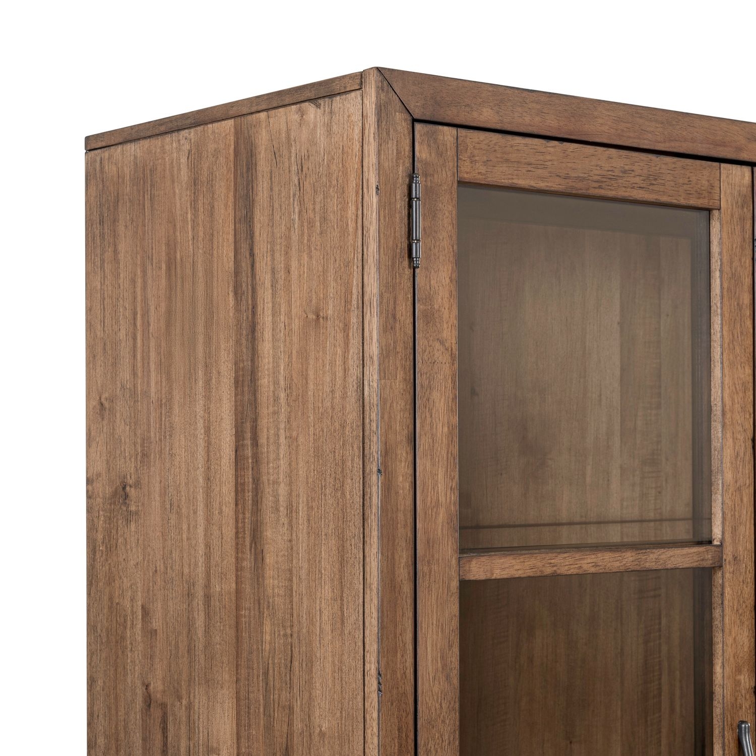 Liberty Furniture Shaker Lakes 2-Piece Bunching Display Cabinet Set