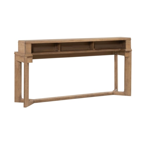 Contemporary Console Bar Table with Charging Station