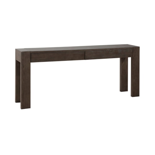 Contemporary Accent Console Table with Two Storage Drawers