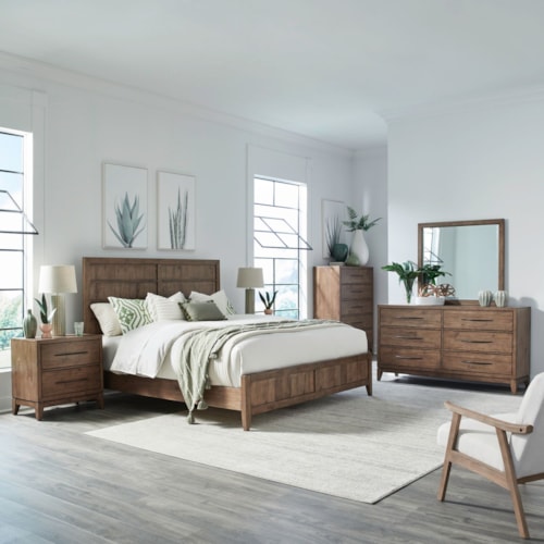 Transitional 5-Piece Queen Bedroom Set
